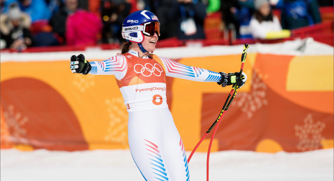 Western Washington University student Breezy Johnson competed at the 2018 Winter Olympics in women's downhill and Super-G. CREDIT: SARAH BRUNSON / U.S SKI & SNOWBOARD