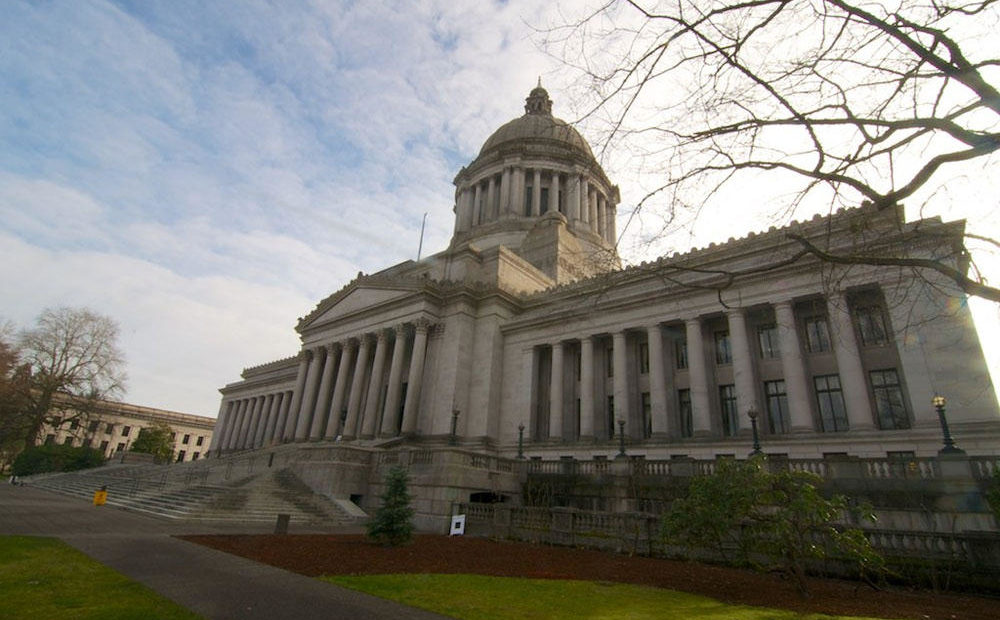 The Washington Legislature has sent a ban on bump stocks to Gov. Jay Inslee for his signature. A bump stock is a trigger modification device that make a semi-automatic rifle function more like an automatic weapon. CREDIT: JON CONNELL