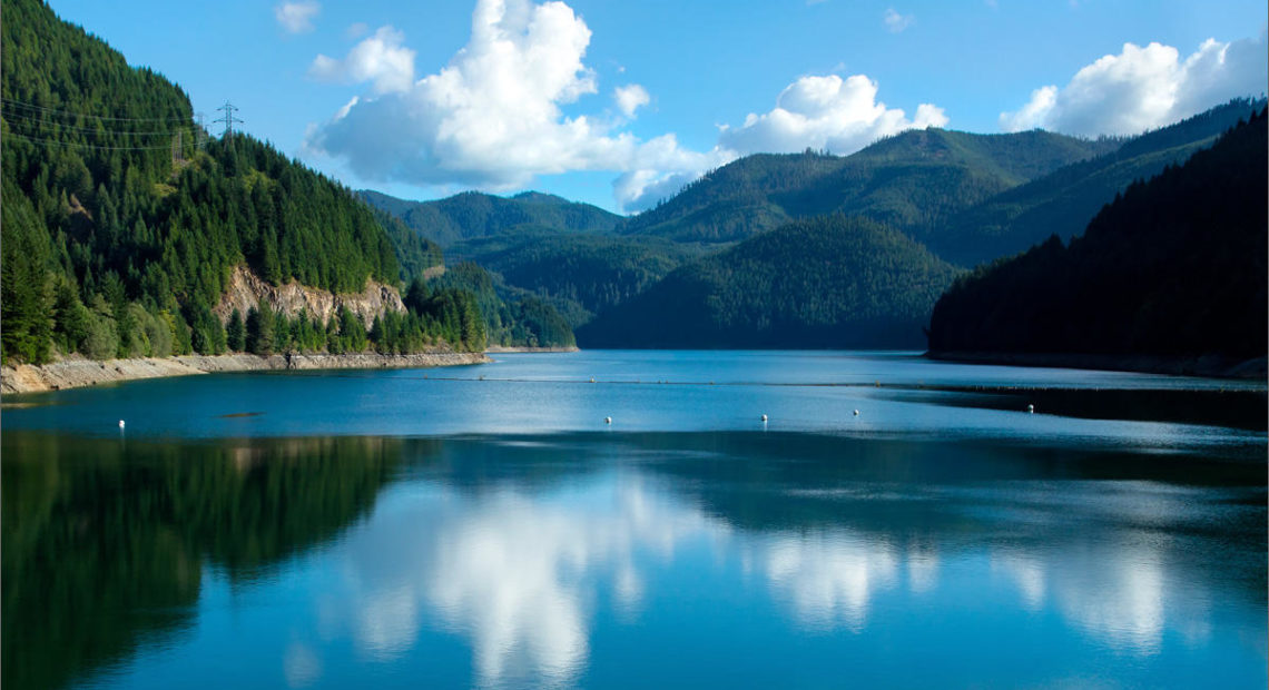 File photo. Low levels of cyanotoxins were found in the Salem, Oregon, drinking water supply due to an algae bloom in Detroit Lake. CREDIT - SHEILA SUND/TINYURL.COM/YBQ8VPHD