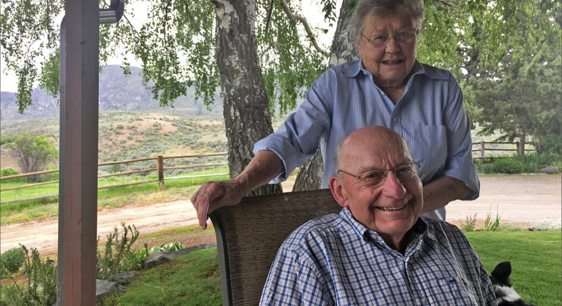 Ruth and Richard Tembey were both born in 1935. They've lived in Tonasket, Washington, almost all their lives. CREDIT: EMILY SCHWING/N3