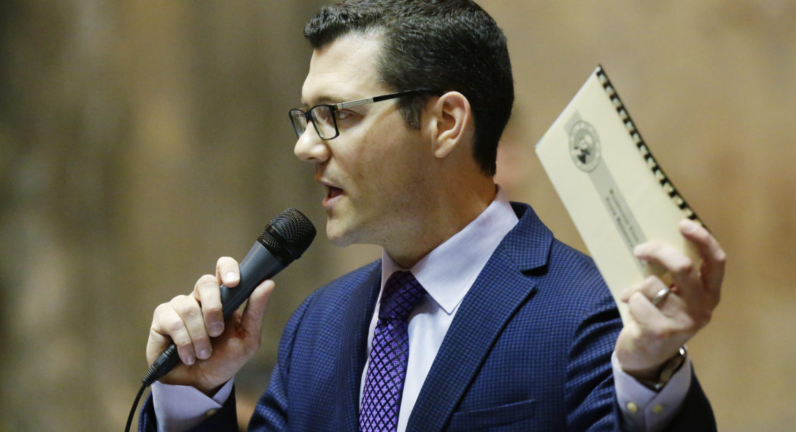 Senate Republican floor leader Joe Fain, R-Auburn. CREDIT: TED WARREN