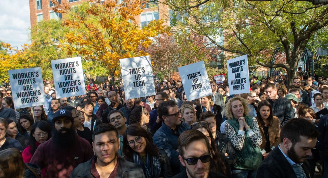 Google employees stage a walkout on Thursday in New York City and at Google offices around the world over how the company has handled sexual harassment.