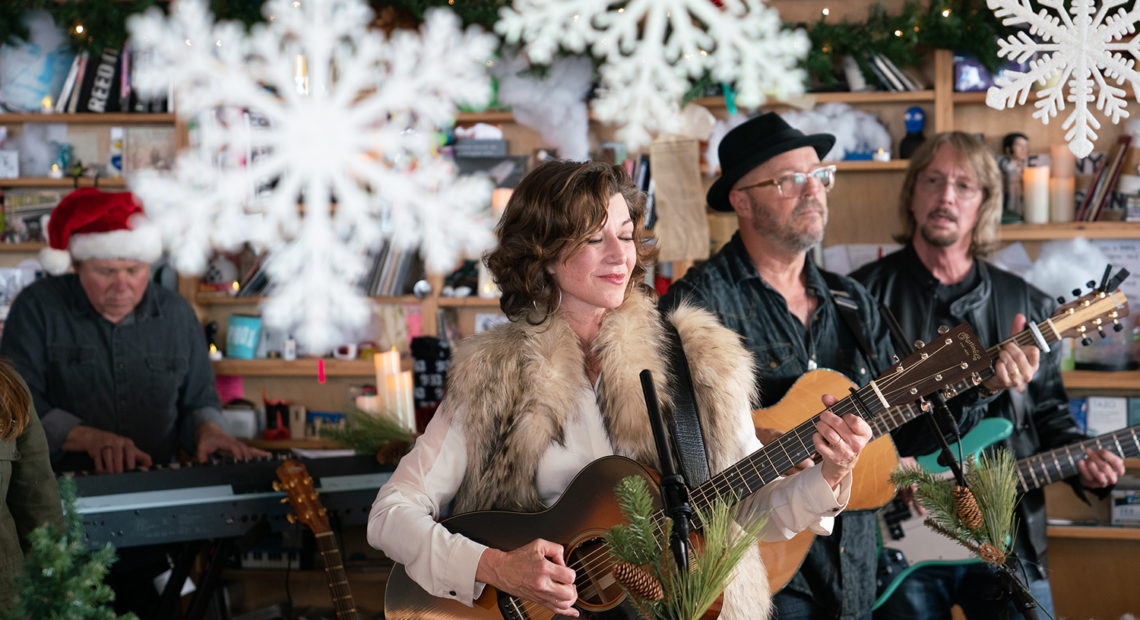 Amy Grant performs a Tiny Desk Concert on Nov. 7, 2018.