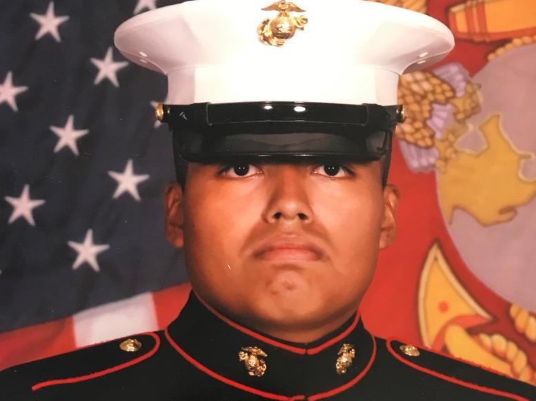 Federal immigration authorities took Jilmar Ramos-Gomez, a U.S. citizen and veteran, into custody to face possible deportation. CREDIT: Courtesy ACLU of Michigan