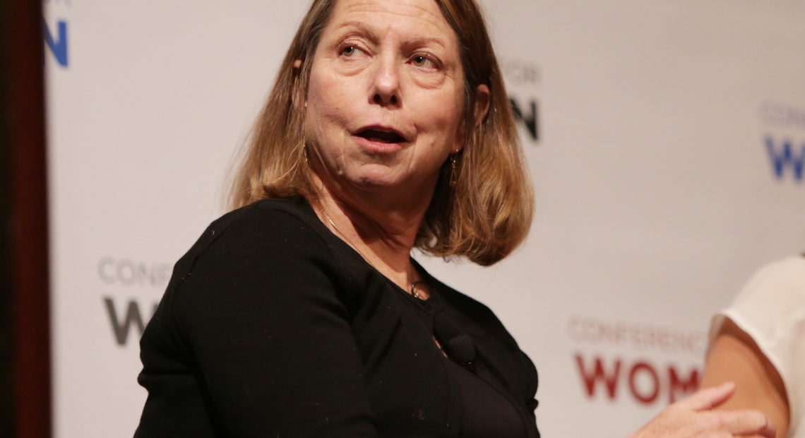 Journalist Jill Abramson participates in a conference at Santa Clara Convention Center on Feb. 24, 2015 in Santa Clara, Calif. Marla Aufmuth/Getty Images