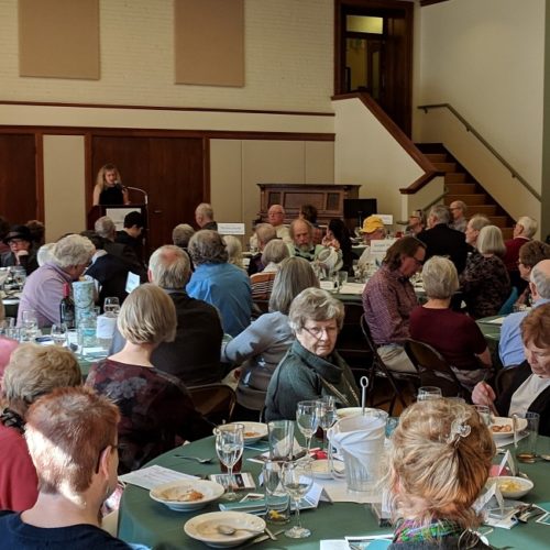 Suzanne speaks at Music & Soul luncheon