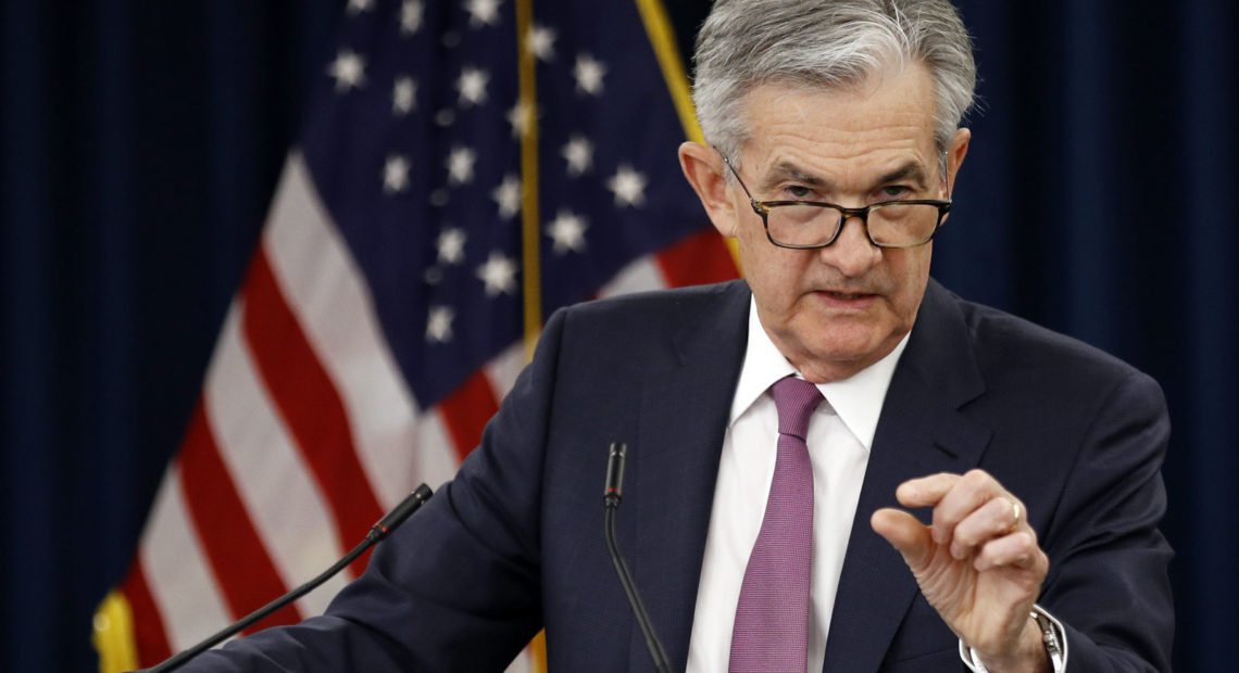 Federal Reserve Board Chairman Jerome Powell has been under pressure from President Trump to cut interest rates. CREDIT: Patrick Semansky/AP