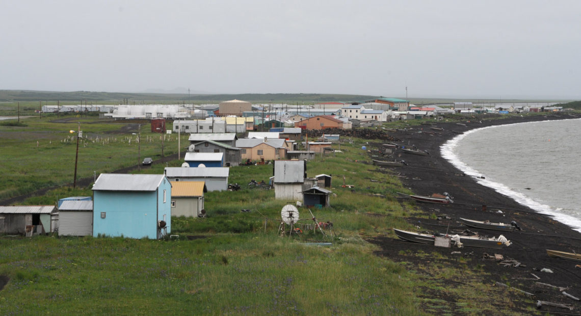 The village of Stebbins on the Norton Sound coast in Western Alaska. Bill Roth /Anchorage Daily News