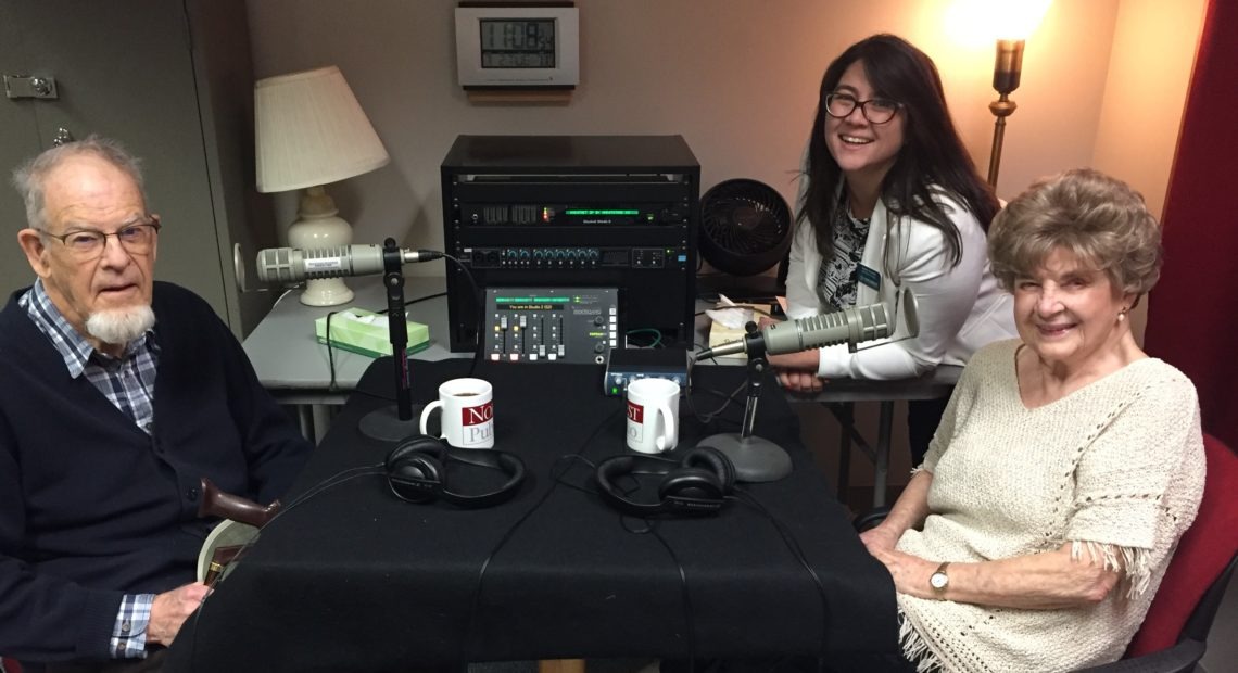 Don and Marianna Matteson in the recording studio with Sueann Ramella