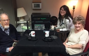 Don and Marianna Matteson in the recording studio with Sueann Ramella