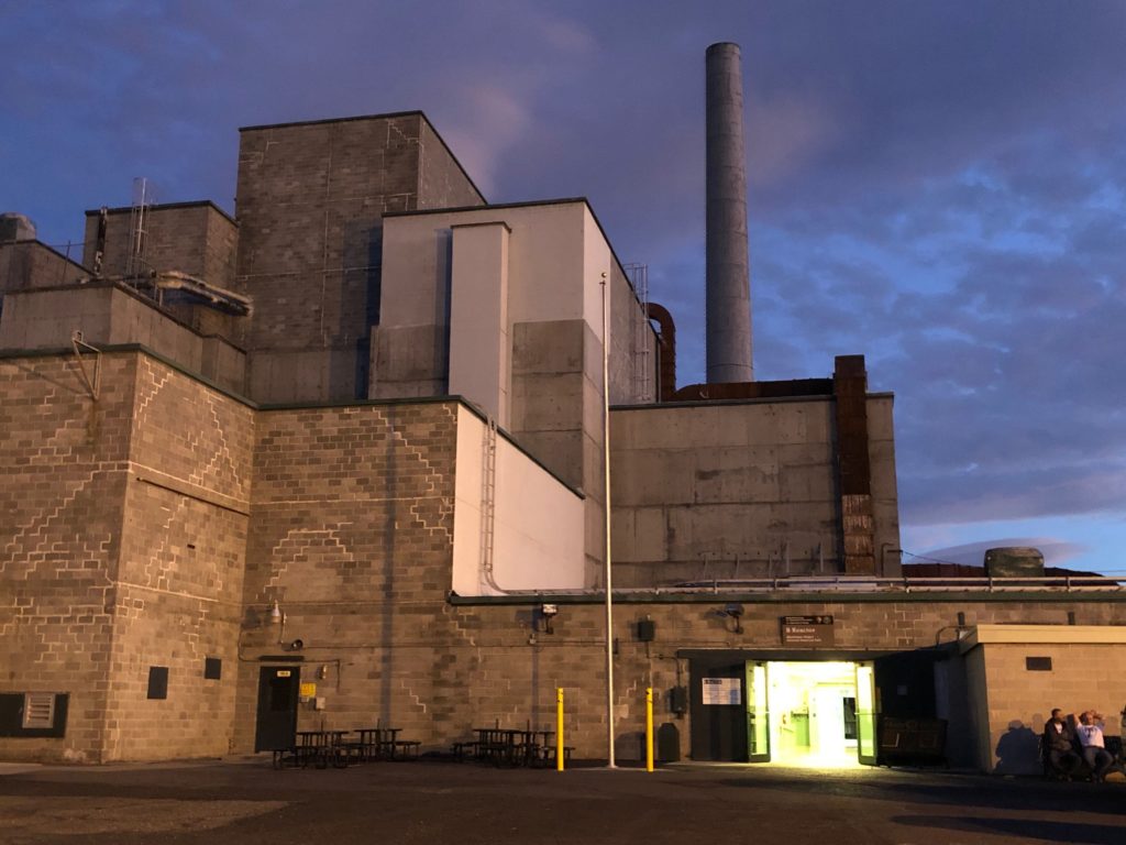 The B Reactor is a national historic landmark now, and opens its doors occasionally for special concerts and performances. Some call it, “the cathedral of the nuclear age.” CREDIT: ANNA KING/N3