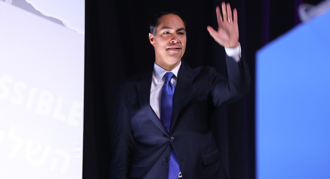 Former Housing Secretary Julián Castro is the latest Democrat to drop out of the presidential race. CREDIT: Chip Somodevilla/Getty Images