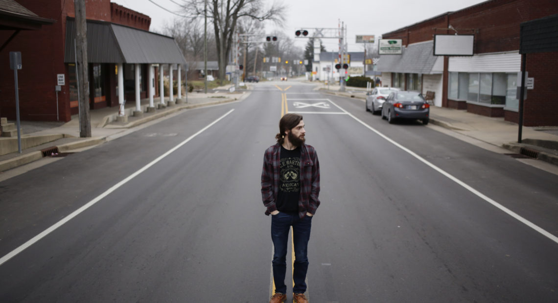 Ethan Howard was among 235 people in the southern Indiana community of Austin, Ind., to be infected with HIV in an outbreak that hit in 2015. It was fueled by injection drug use. CREDIT: Luke Sharrett/Kaiser Health News