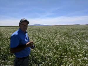 Gary Bishop in fields.