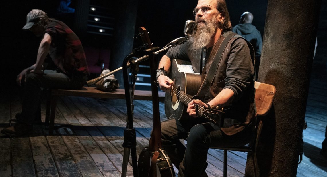 Working on Coal Country helped Steve Earle write his upcoming album, Ghosts of West Virginia. Seven songs from that record are featured in the play. Joan Marcus/Courtesy of the Public Theater