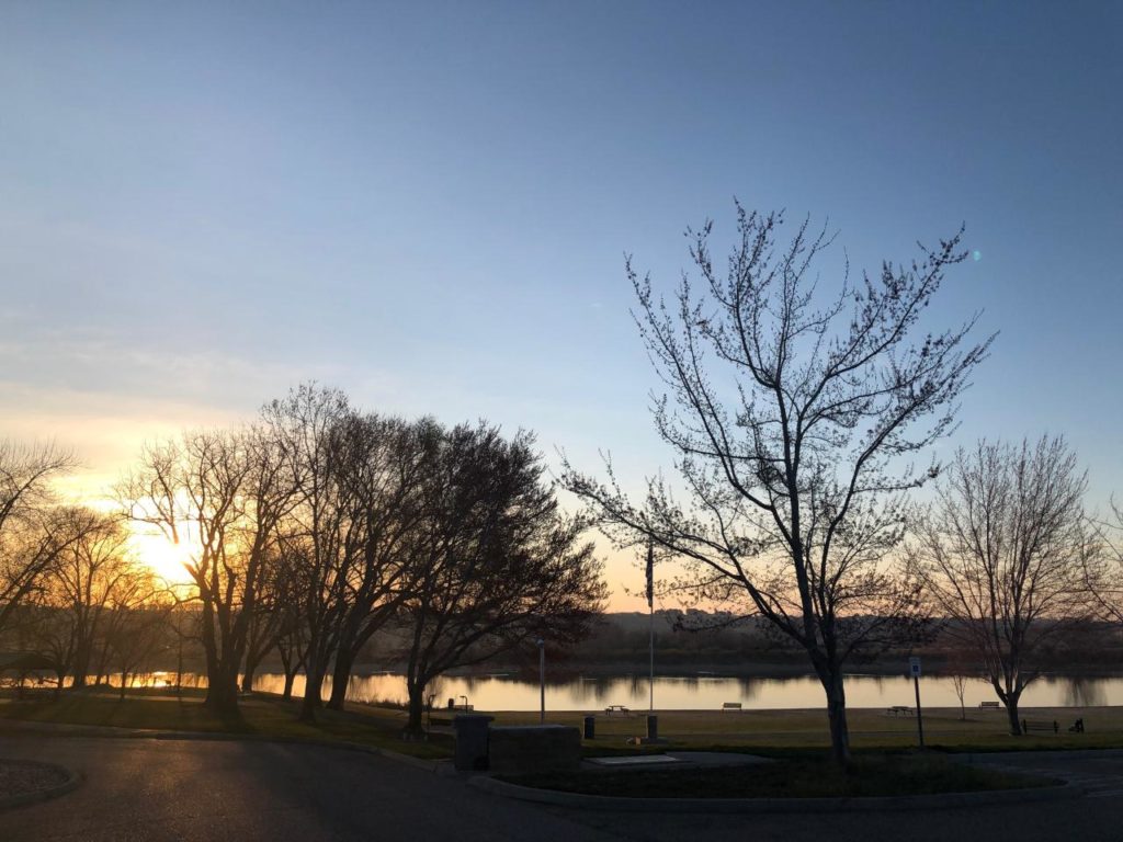 Columbia River at Sunset