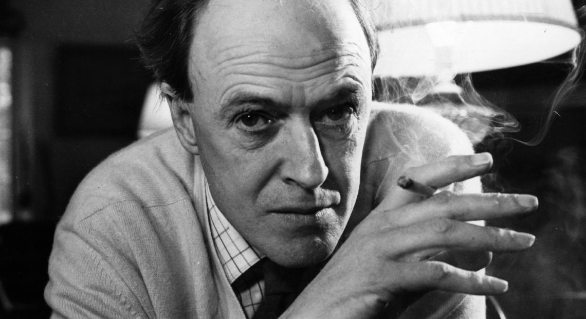 British children's book author Roald Dahl, as pictured in 1971. Thirty years after his death, Dahl's family has apologized for the author's anti-Semitism. CREDIT: Ronald Dumont/Getty Images