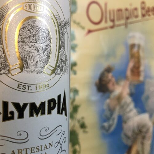 Olympia Beer was founded along the Deschutes River in Tumwater, Wash. in 1896. In 2020, the brand released its own artesian vodka. CREDIT: Dyer Oxley/KUOW