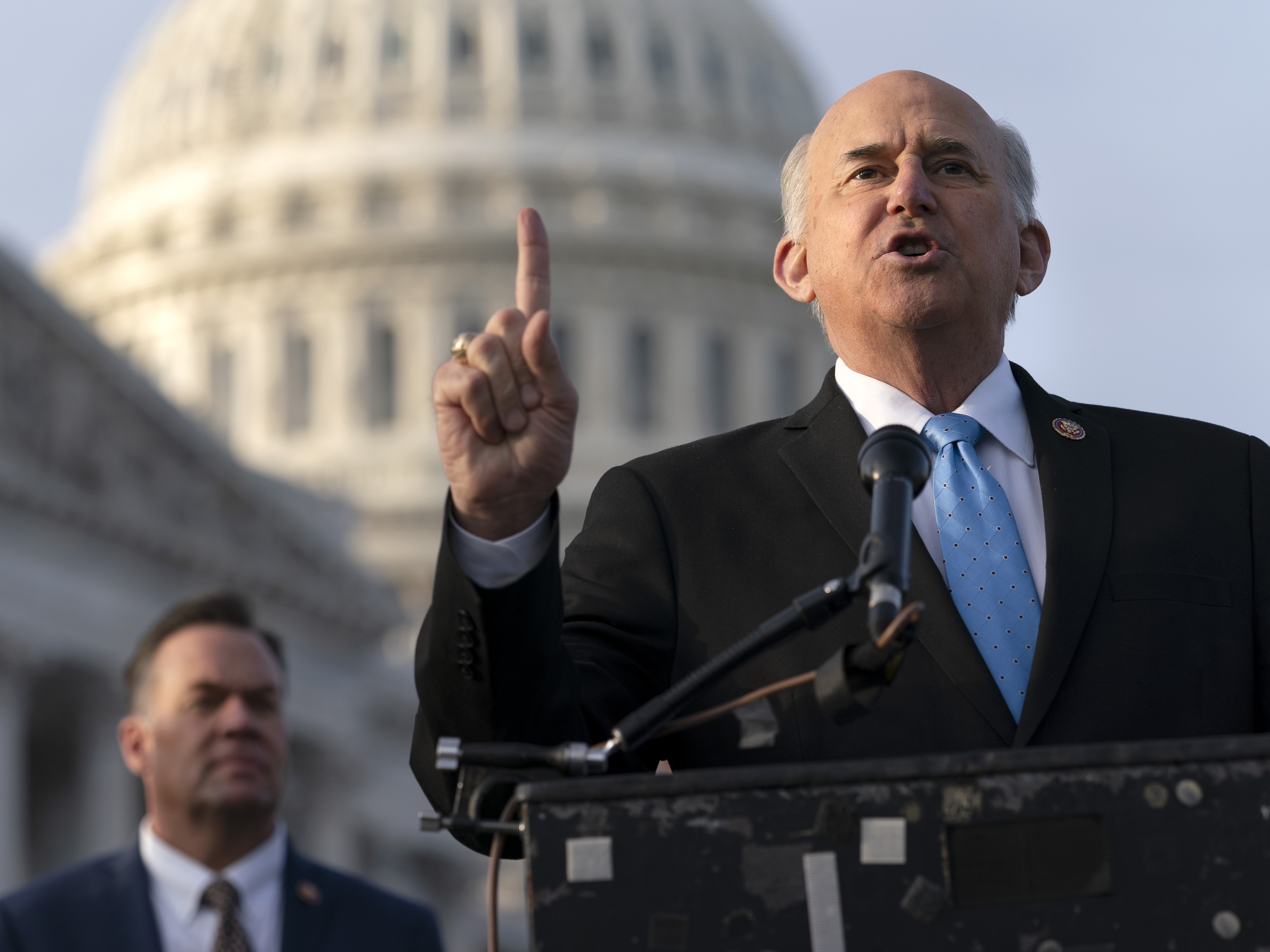 Rep. Louie Gohmert, R-Texas, and other Republicans filed suit to give Vice President Pence authority to count the votes of alternate electors. Jacquelyn Martin/AP