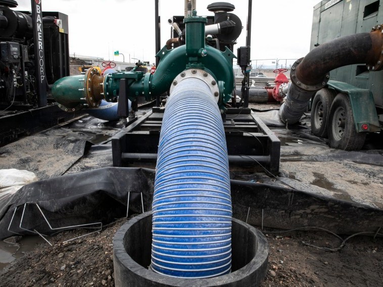 The National Western Center negotiated rights "in perpetuity" to the thermal energy from sewers under its construction site. It expects to save energy costs and avoid climate-warming emissions. CREDIT: Hart Van Denburg/CPR News