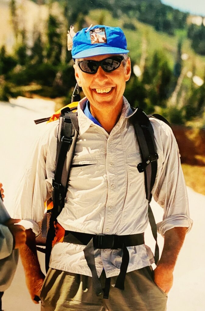 John Zachara hiking in the early 2000's. Courtesy of Dawn Zachara