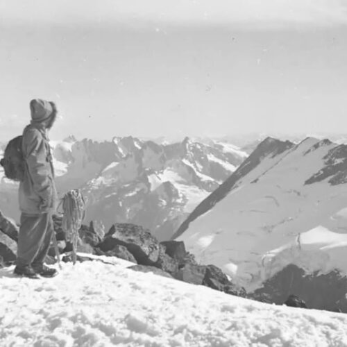 Jodi Zybul bid on a box of negatives. When they arrived, she found mountaineering images from the 1940s through 1960s.