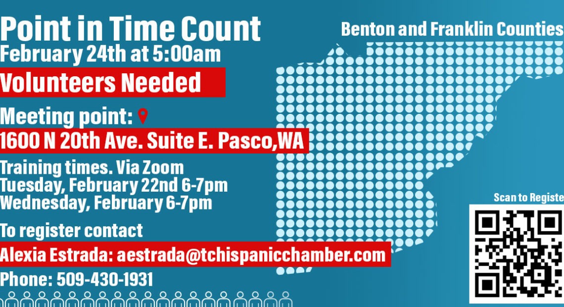 A flyer advertising a point in time count