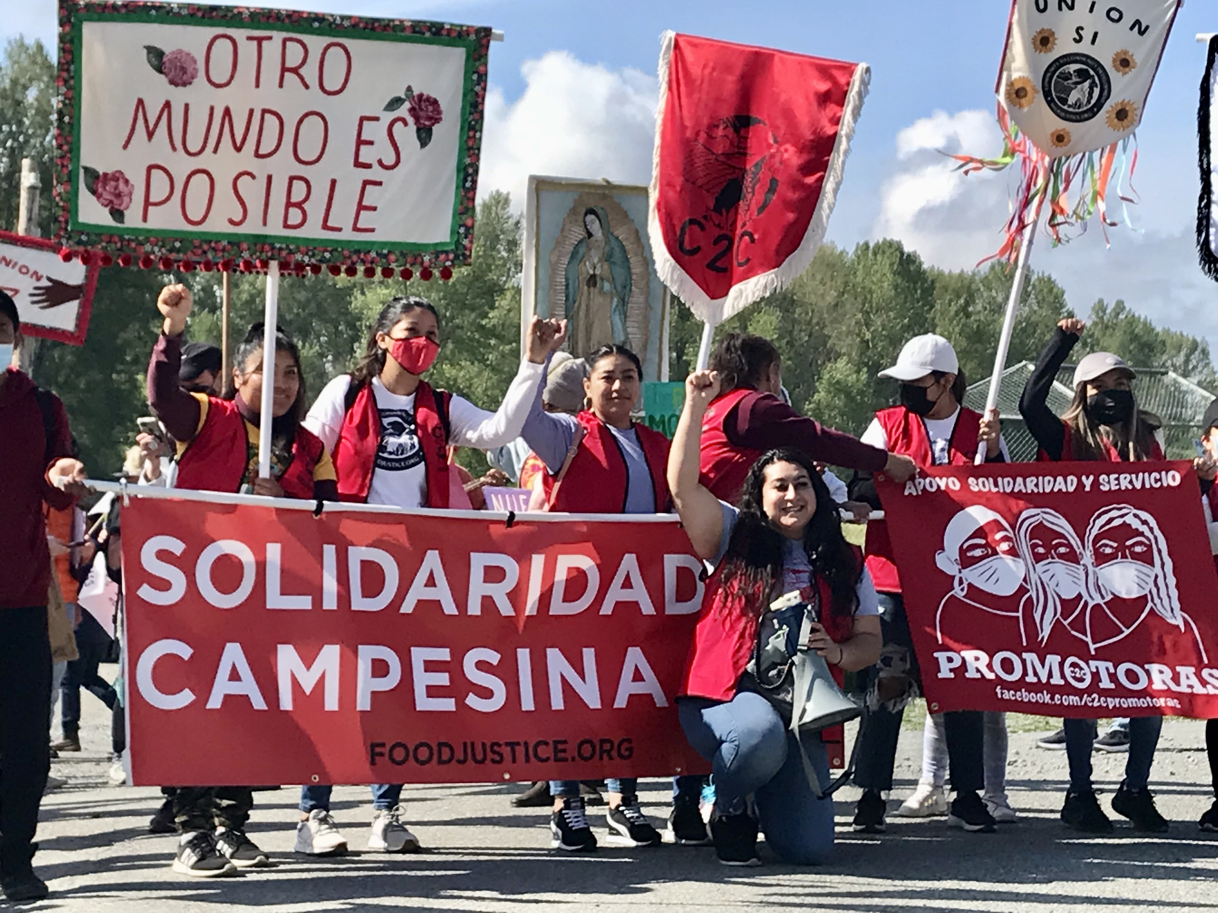 Farmworkers March in Skagit County