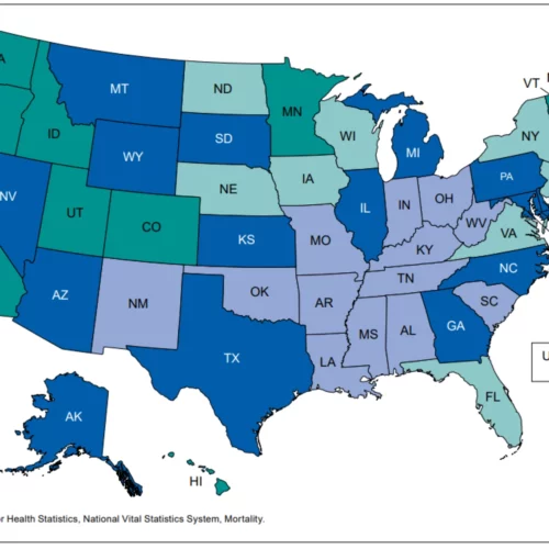 Many of the best states for life expectancy of a child born in 2020 were in the American West