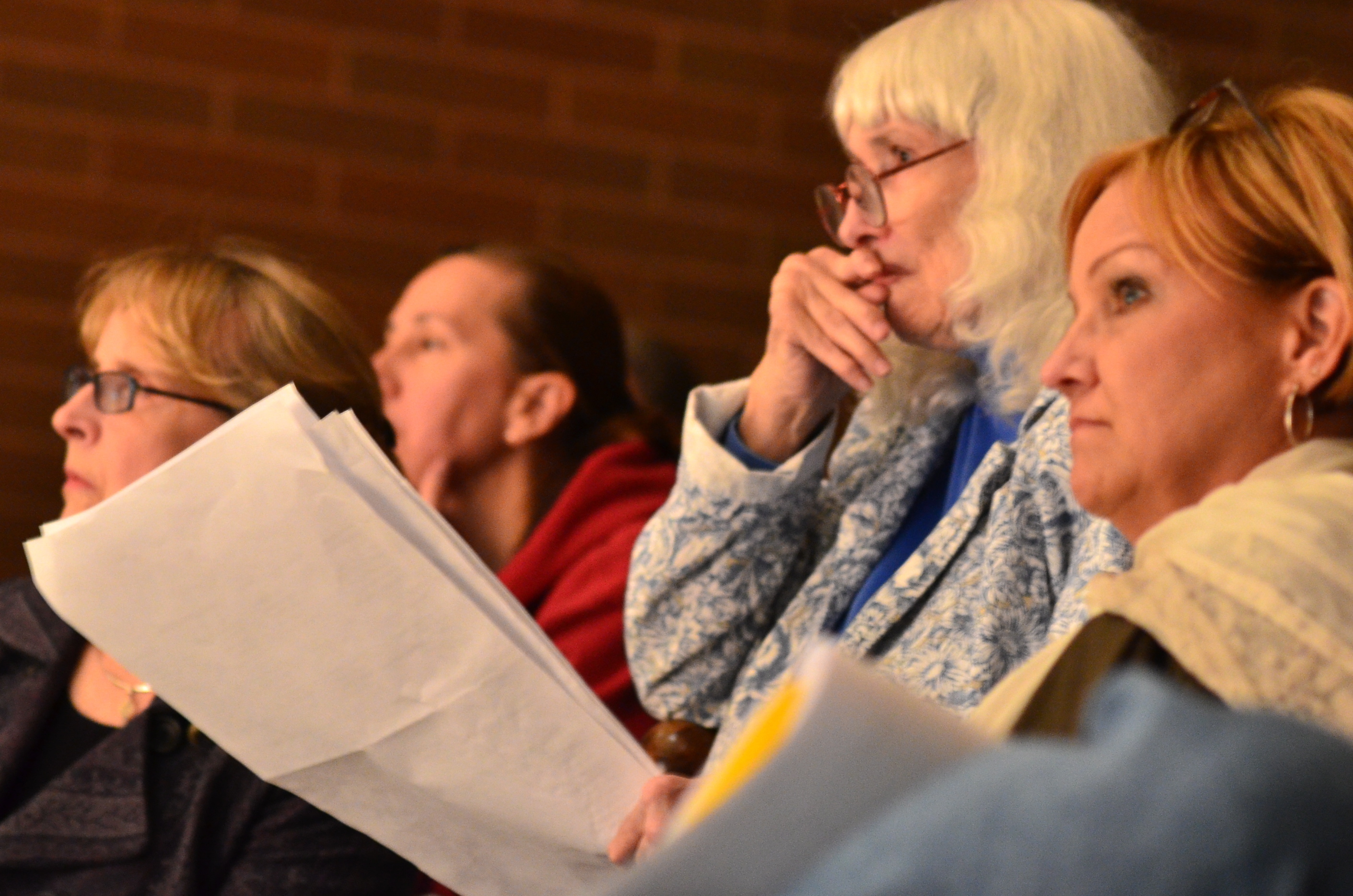 Sarita Dasgupta profiled Donna Nylander for the event. Dasgupta found commodore with Nylander, who founded the Ellensburg Childen's Musical Theater. Here she is at a rehearsal, photo courtesy of Dasgupta. 