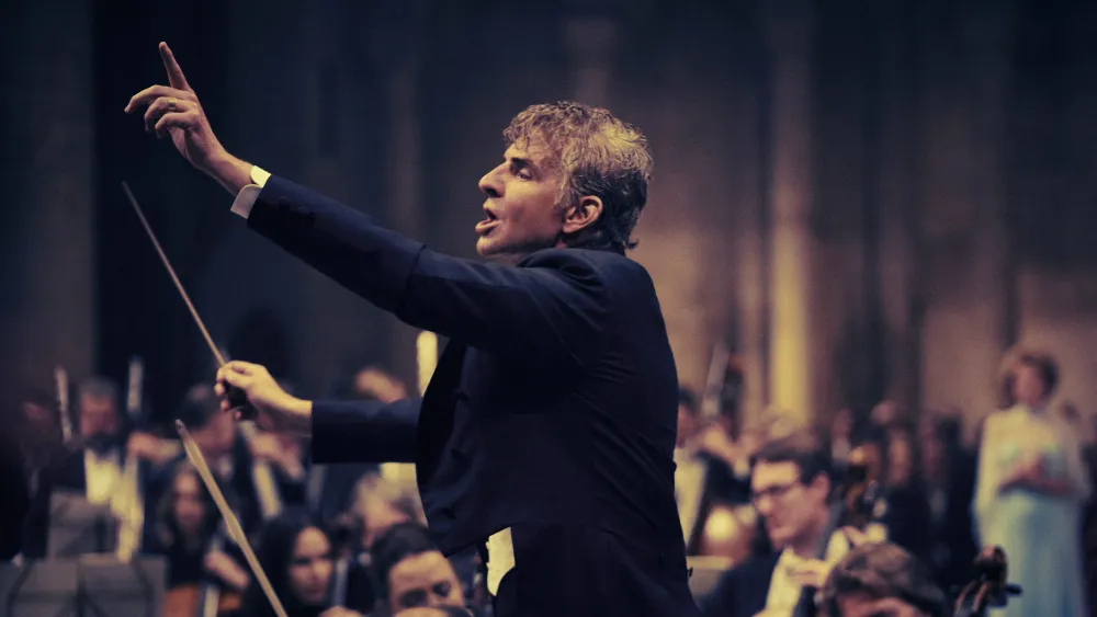 Bradley Cooper as Leonard Bernstein in "Maestro"