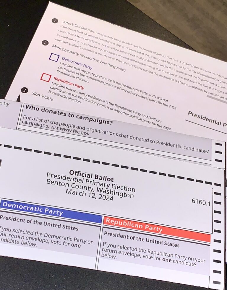 2024 primary election ballot