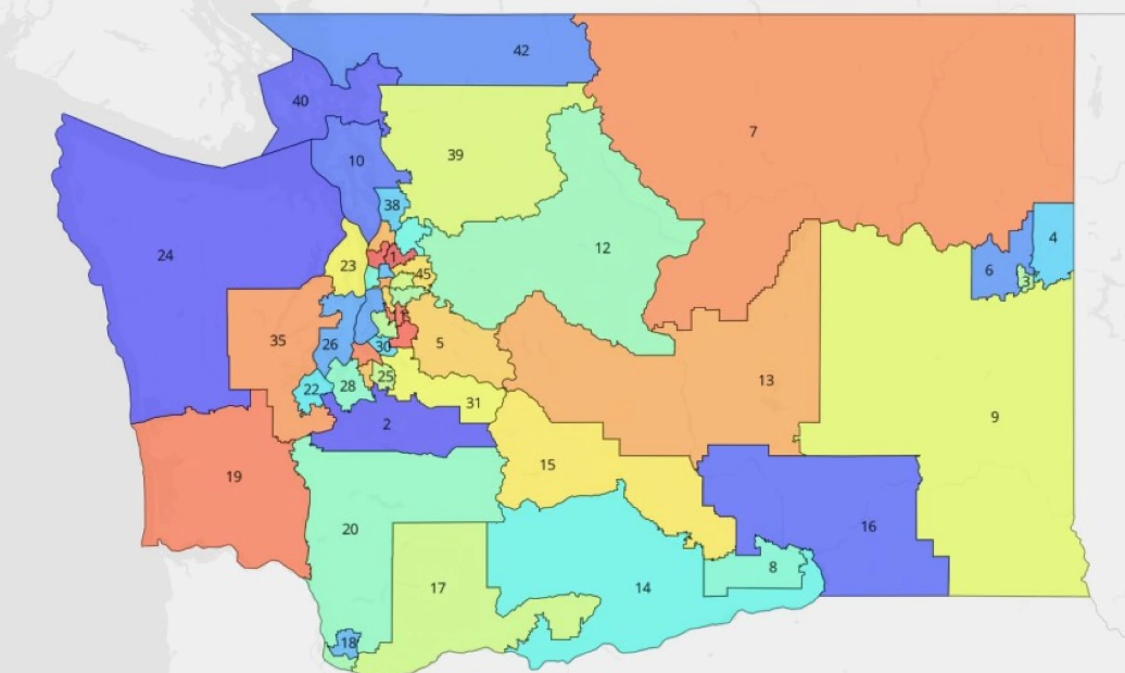 WA Redistricting map