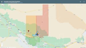 Sunnyside School District boundaries (Credit: Image taken from the District's website).