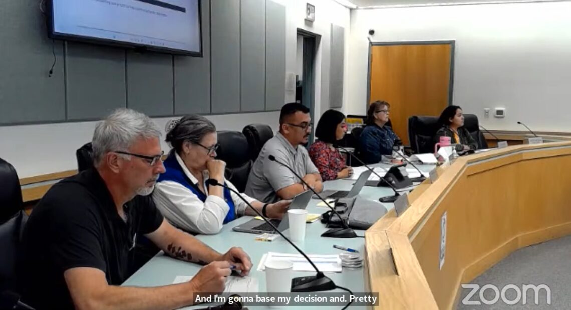 The Sunnyside City Council meeting on May 28.