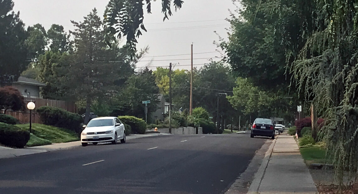 A street in North Richland.