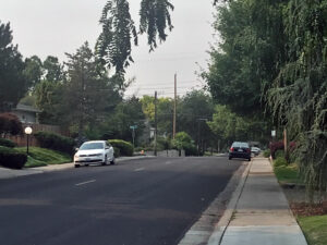 A street in North Richland.