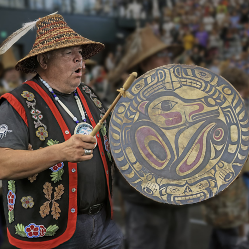 John Halliday, a speaker and artist, is giving talks about Native American resilience across Washington state.