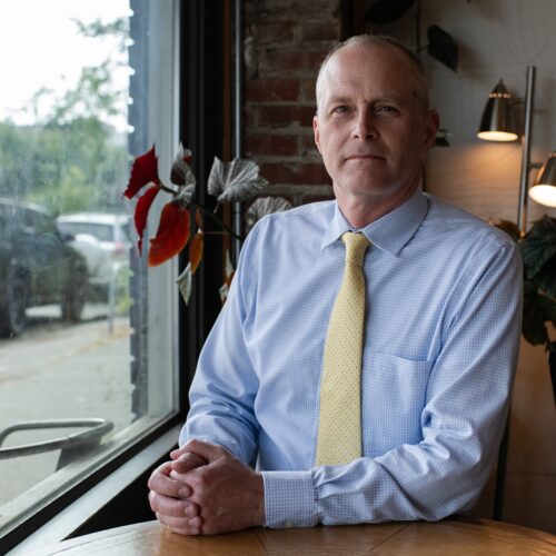 Douglas Galuszka, along with colleague Cortez Hopkins, sent in a tip to NWPB about deteriorating conditions at a building on the Seattle VA Campus, including a broken HVAC system documented as far back as 2017. Galuszka is now alleging whistleblower retaliation after he was suspended twice. (Credit: Caroline Walker Evans for Cascade PBS)